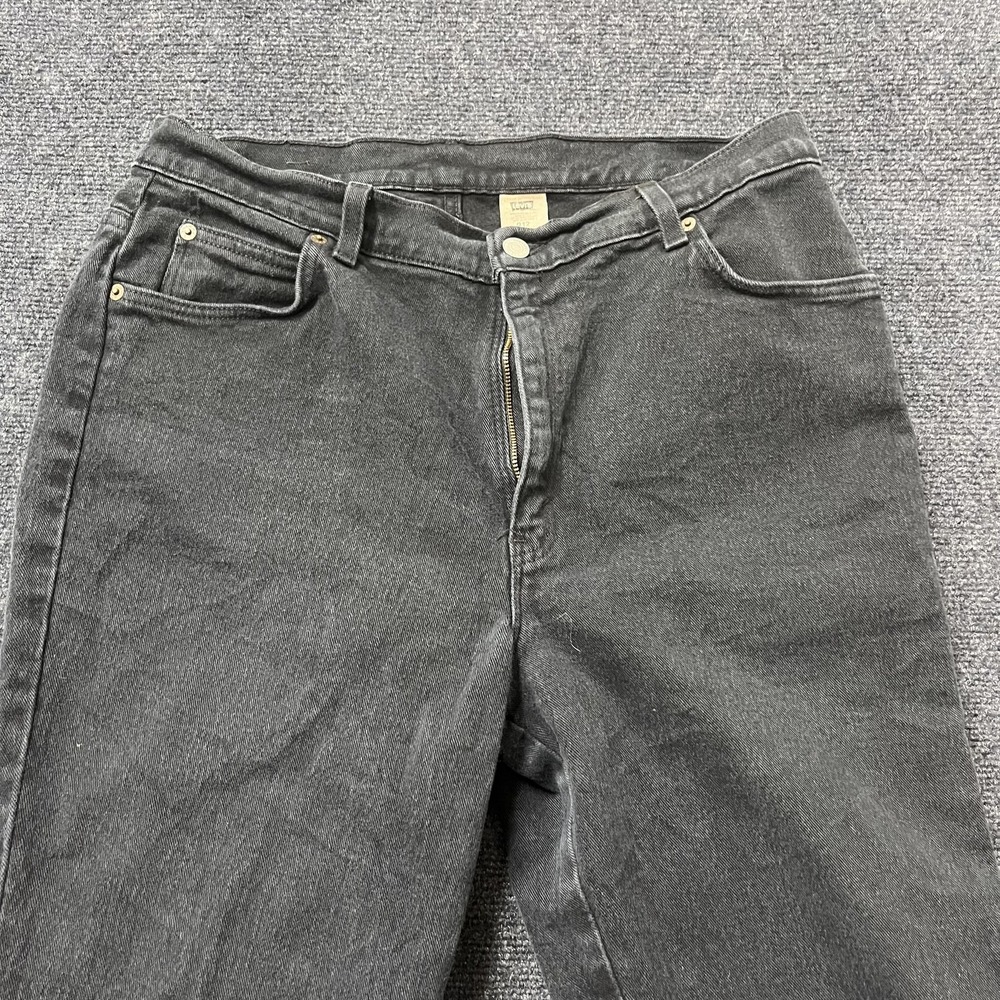 Vintage 90s Levi's 912 Jeans Kids 14‎ Slim Fit Black Tapered Leg Denim USA